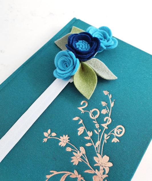 Flower bookmark