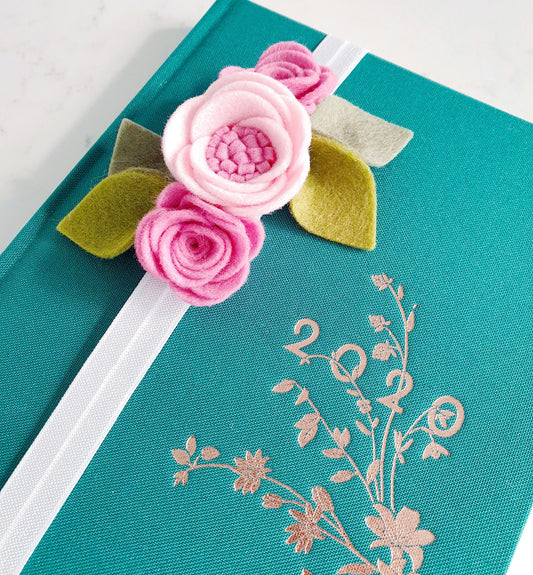 Flower bookmark