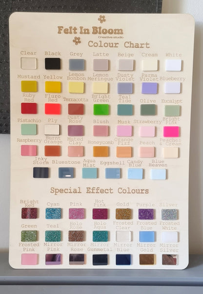 Birth Flower Name Plaque