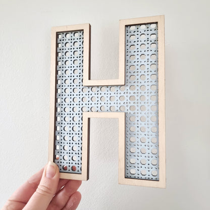 Rattan Look Ply Letters