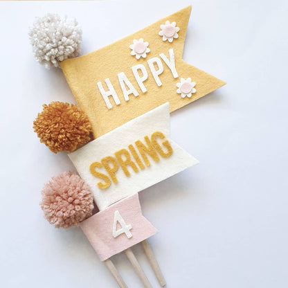 Easter Flag Wand ~ squeaky Easter